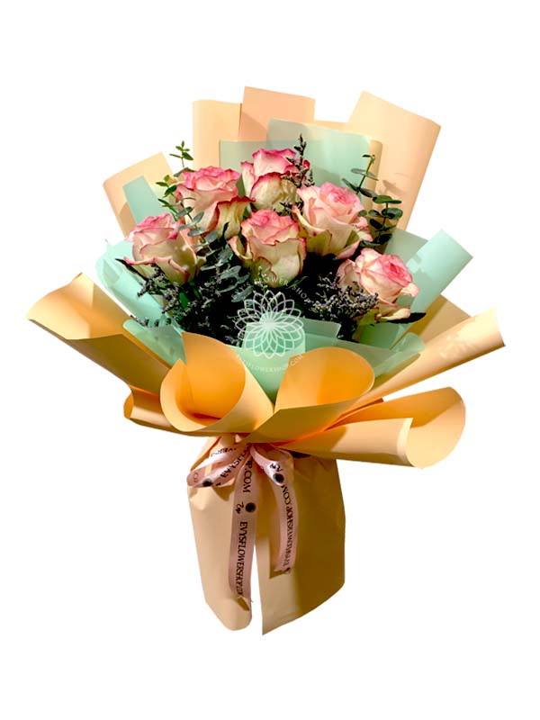 bouquet of bangkok roses 3-flower delivery philippines