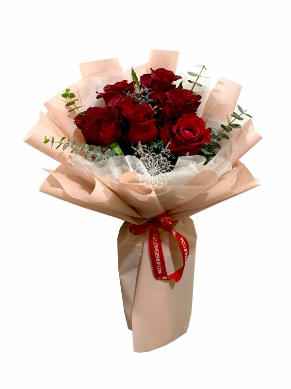 bouquet of bangkok roses 5-flower delivery philippines