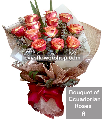 bouquet of ecuadorian roses 6, bouquet of ecuadorian roses, ecuadorian roses, bouquet, flower delivery, flower delivery philippines