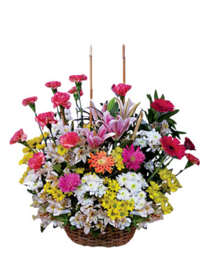 Basket of Flowers 4