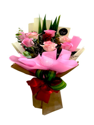 bouquet of bangkok roses 13-flower delivery philippines-arrangement