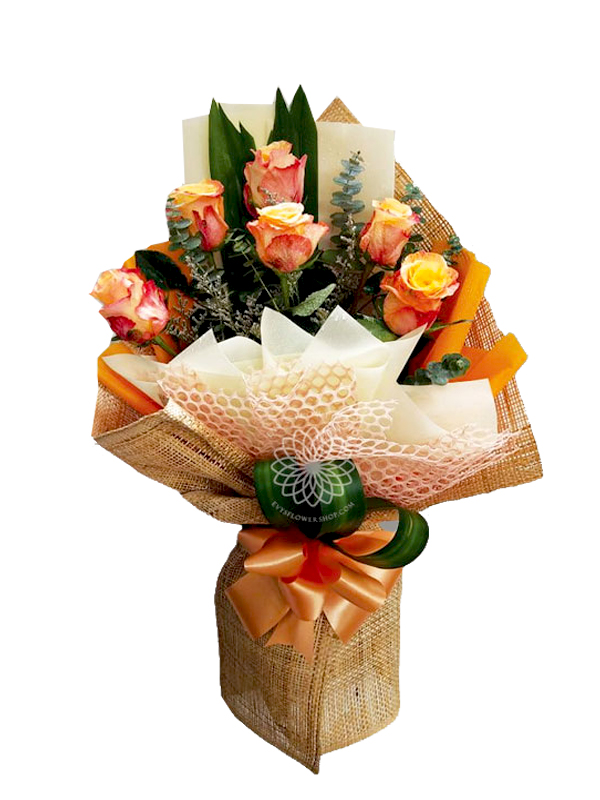 bouquet of bangkok roses 34-flower delivery philippines