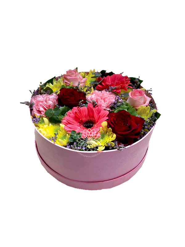 box of flowers arrangement 18-flower delivery philippines